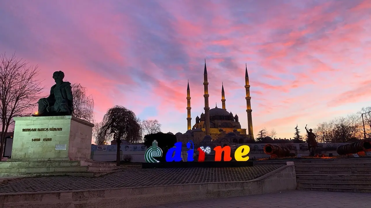 Edirne şehir manzarası